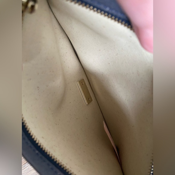 Kate Spade Sam canvas plunge wristlet in Blazer Blue - Picture 5 of 6